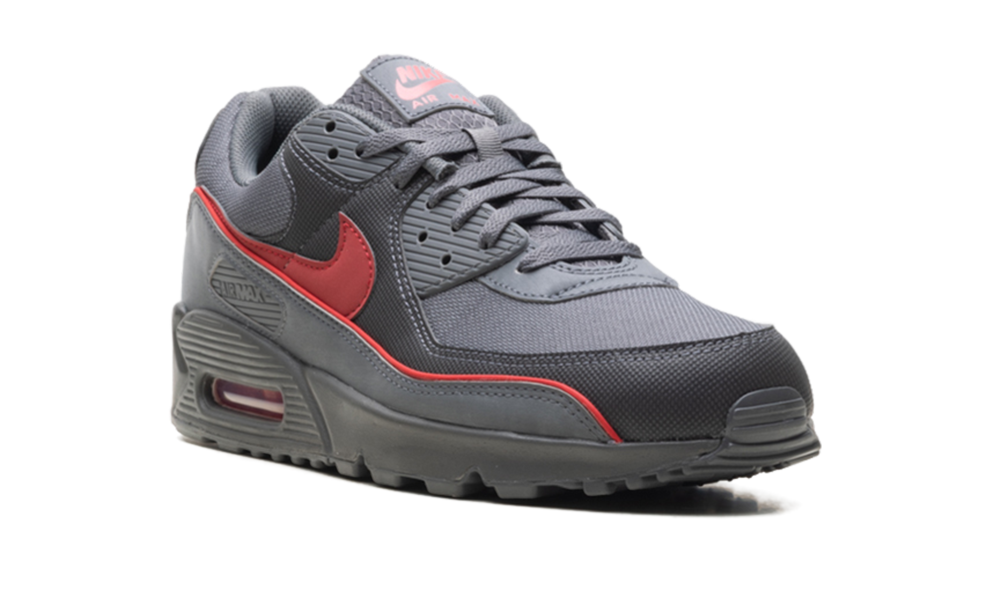 Nike Air Max 90 Premium Iron Grey University Red HV4517 001