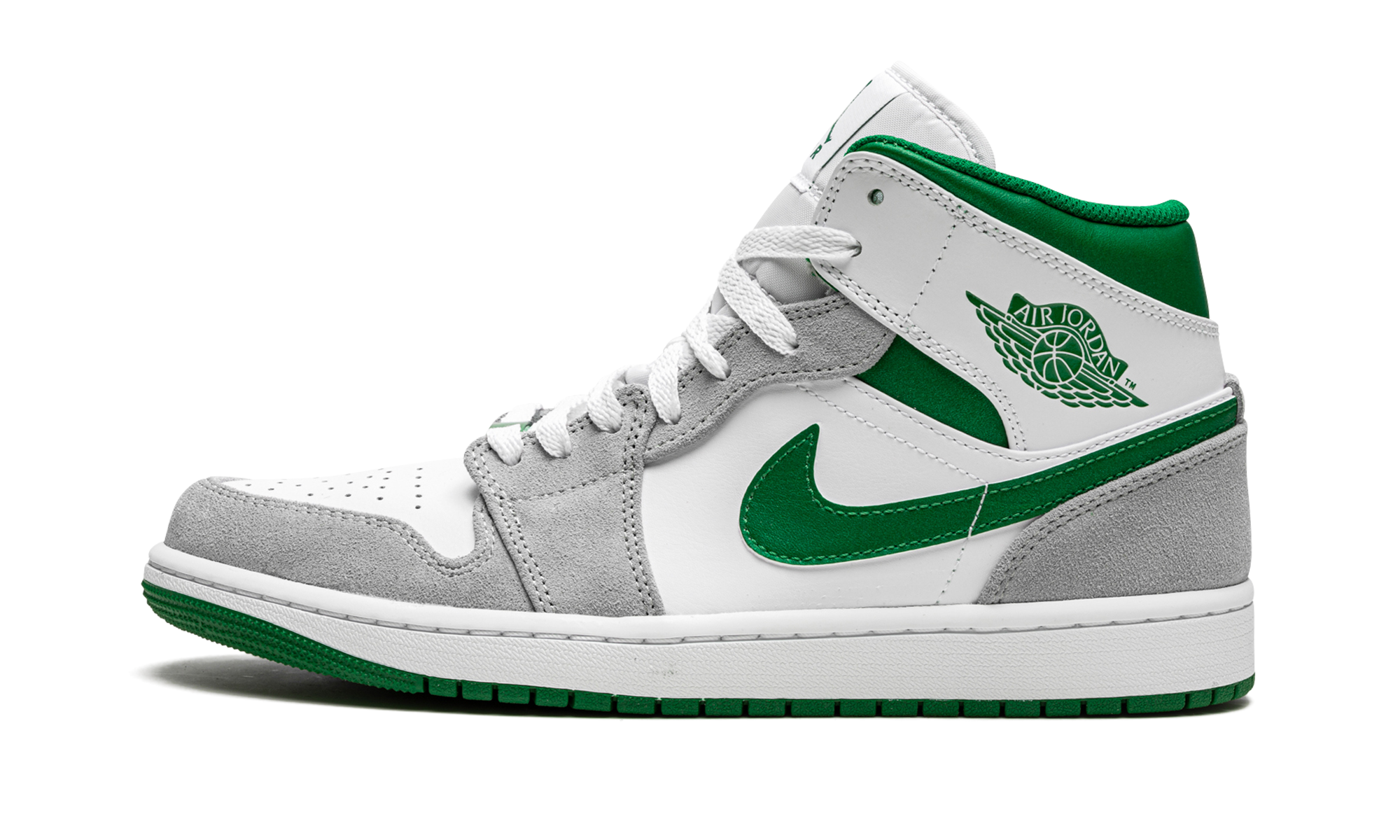 Air Jordan 1 Mid SE Grey / Pine Green / White DC7294 103