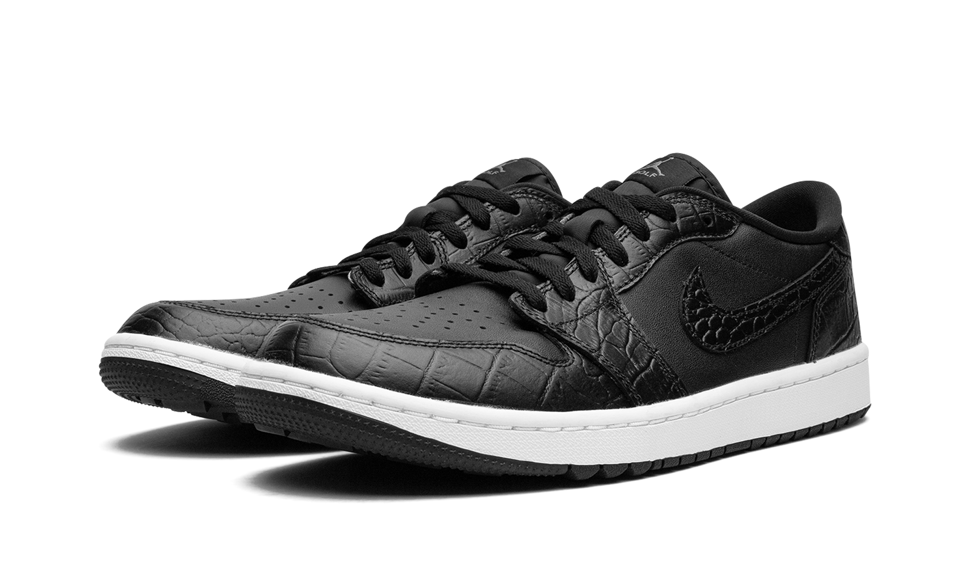 Air Jordan 1 Golf Low Black Croc DD9315 003
