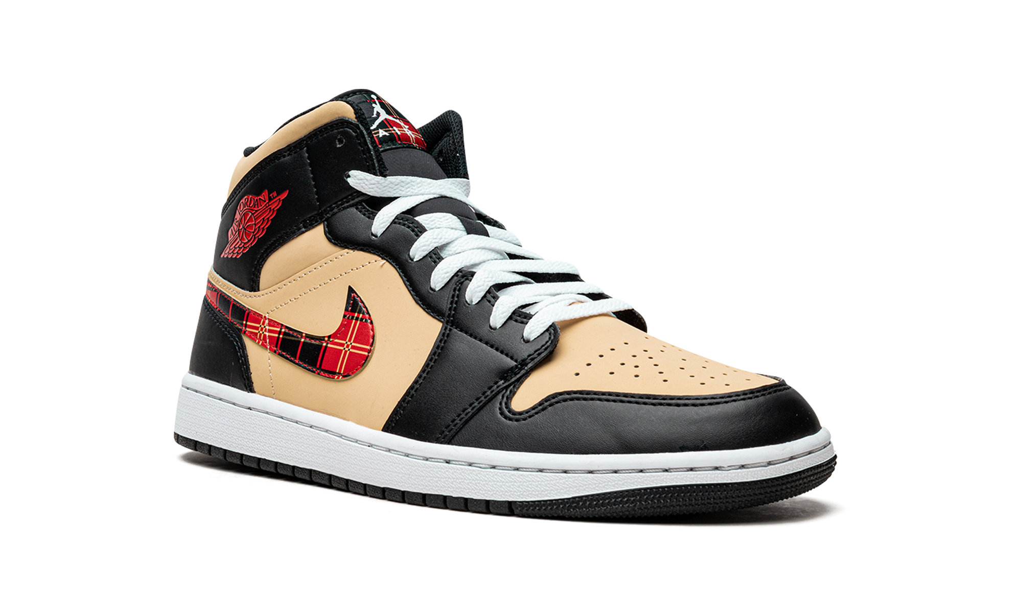 Air Jordan 1 Mid SE Tartan Swoosh DZ5329 001