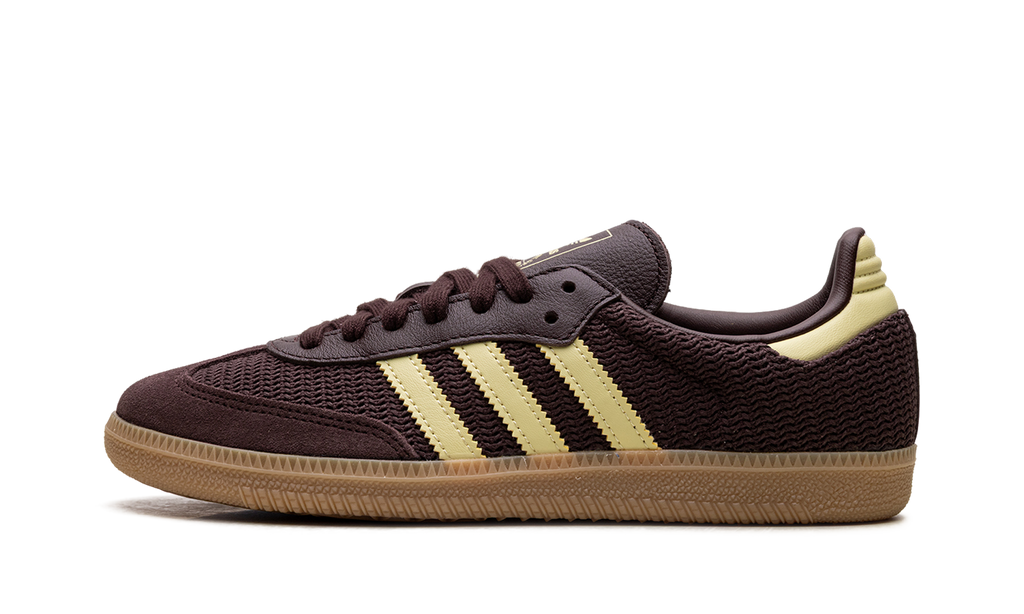 Adidas Samba OG WMNS Shadow Brown Powder Yellow JR8167