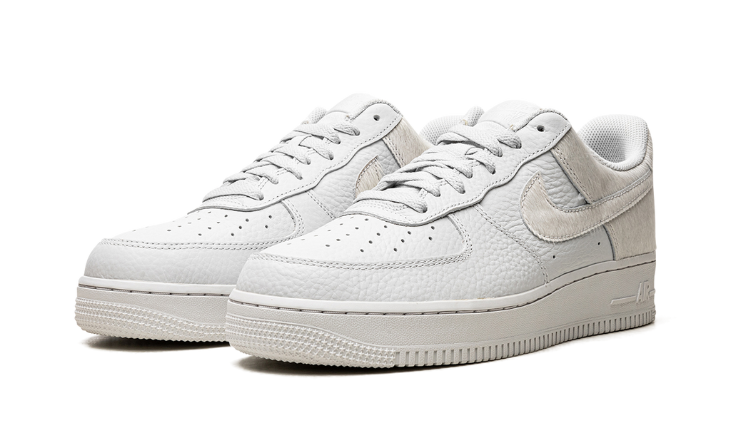 Nike AIr Force 1 White Pony Hair Heel DM9088 001