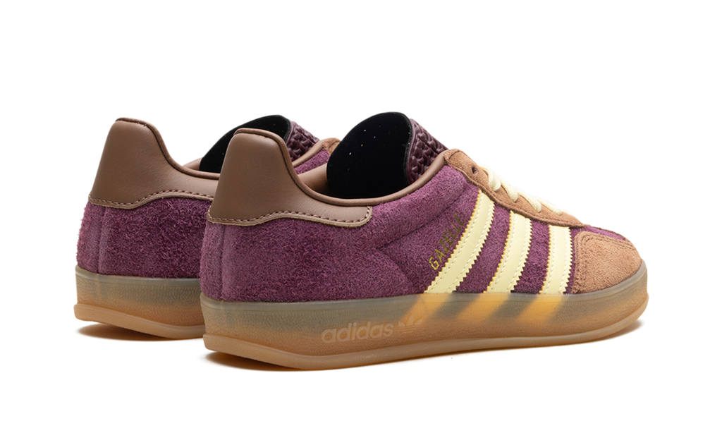 Adidas Gazelle Indoor Maroon Almost Yellow JI0324