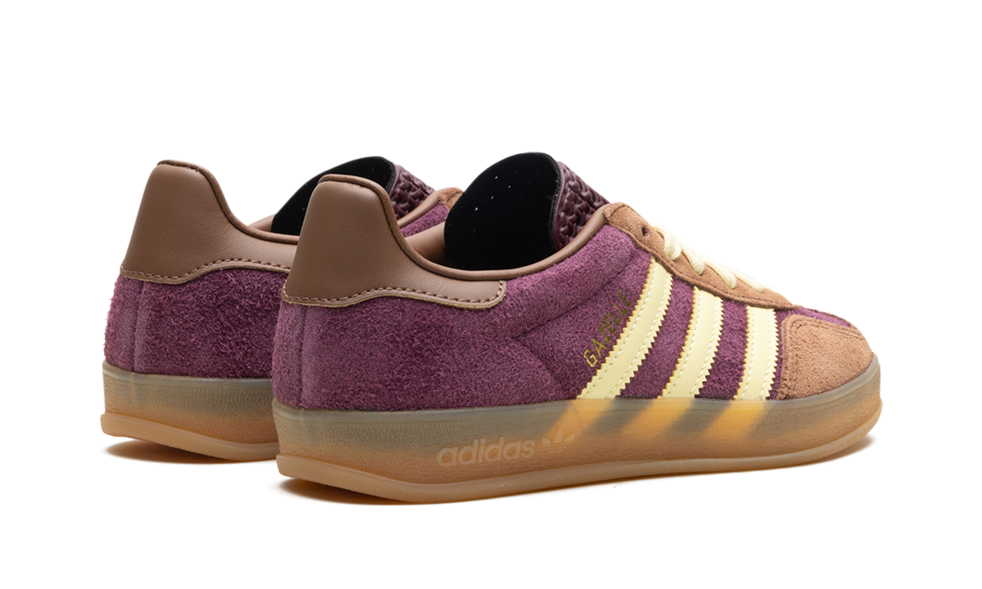 Adidas Gazelle Indoor Maroon Almost Yellow JI0324