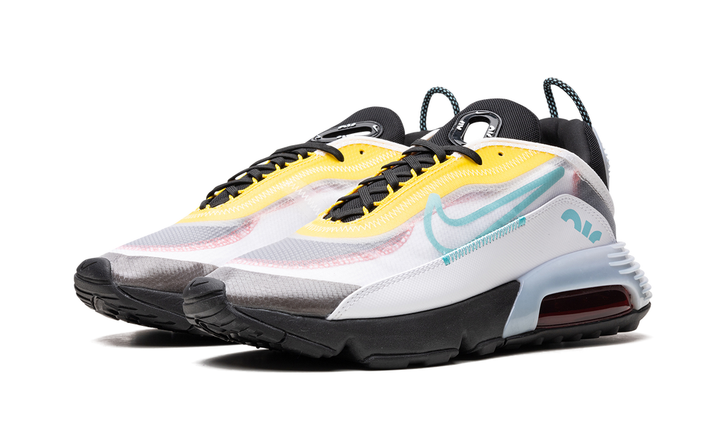 Nike Air Max 2090 White Speed Yellow Bleached Aqua