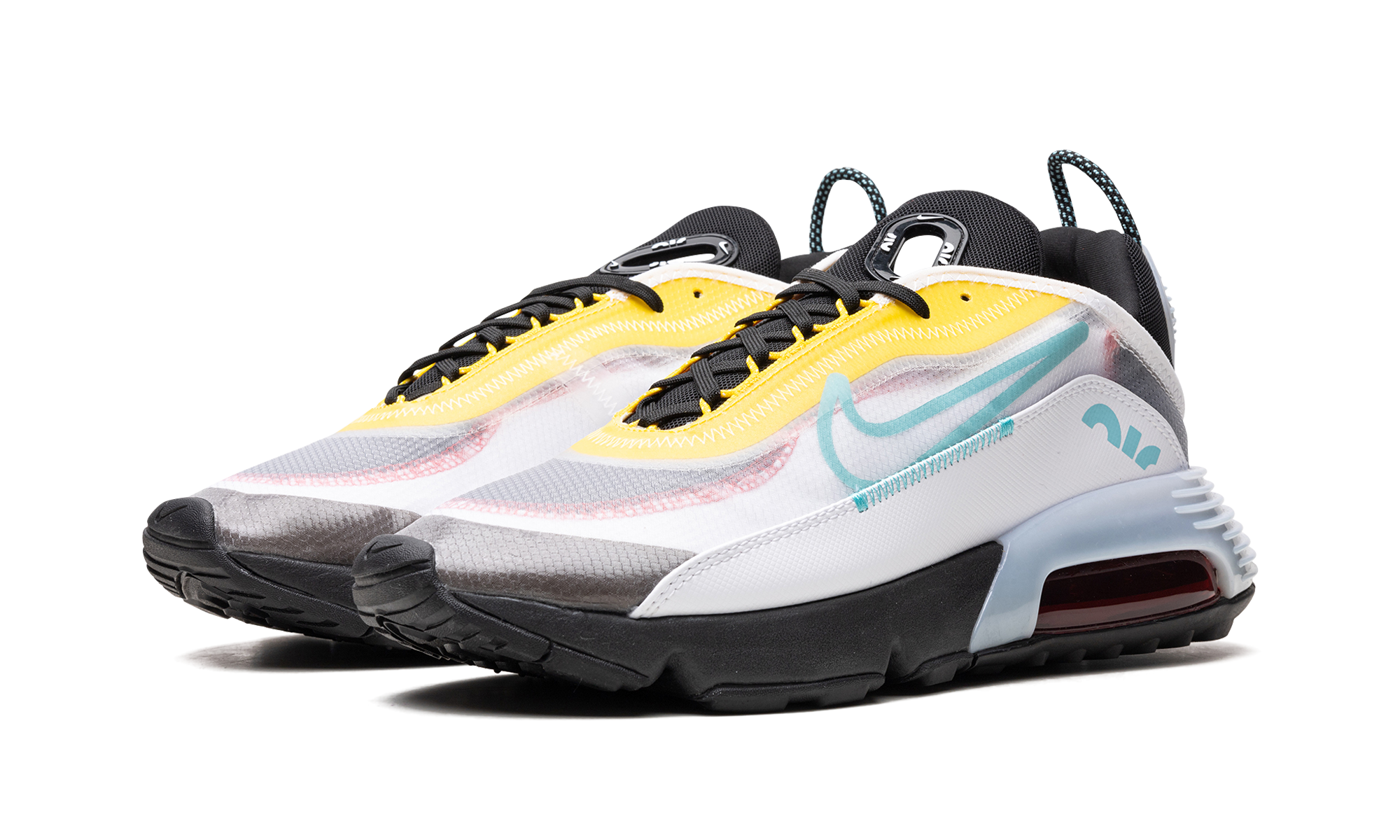 Nike Air Max 2090 White Speed Yellow Bleached Aqua