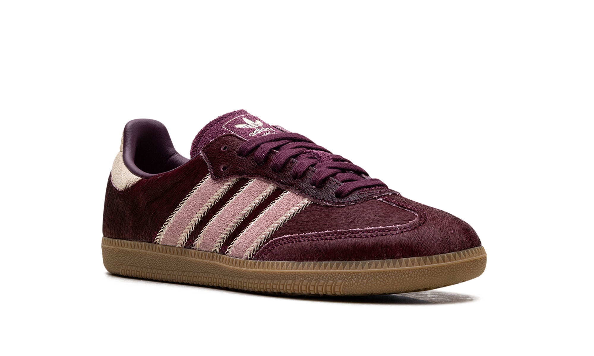 Adidas Samba OG WMNS Maroon Sand Strata Pony JP5330