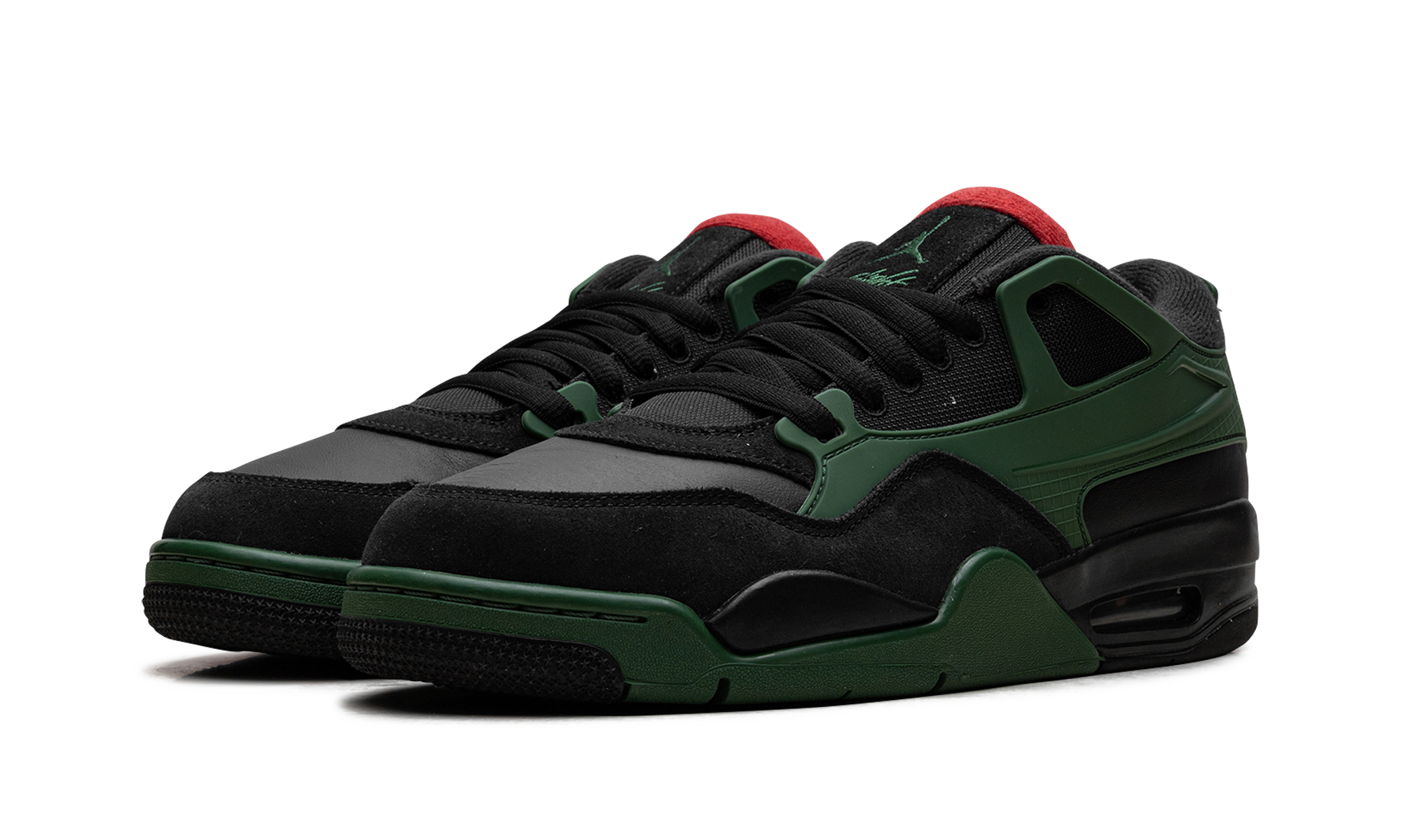 Jordan 4 RM Black Gorge Green University Red FQ7939 003