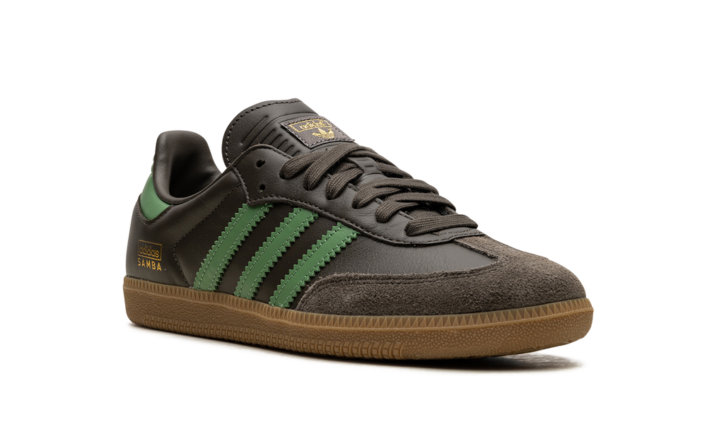 Adidas SAMBA OG Green and Brown IG6175
