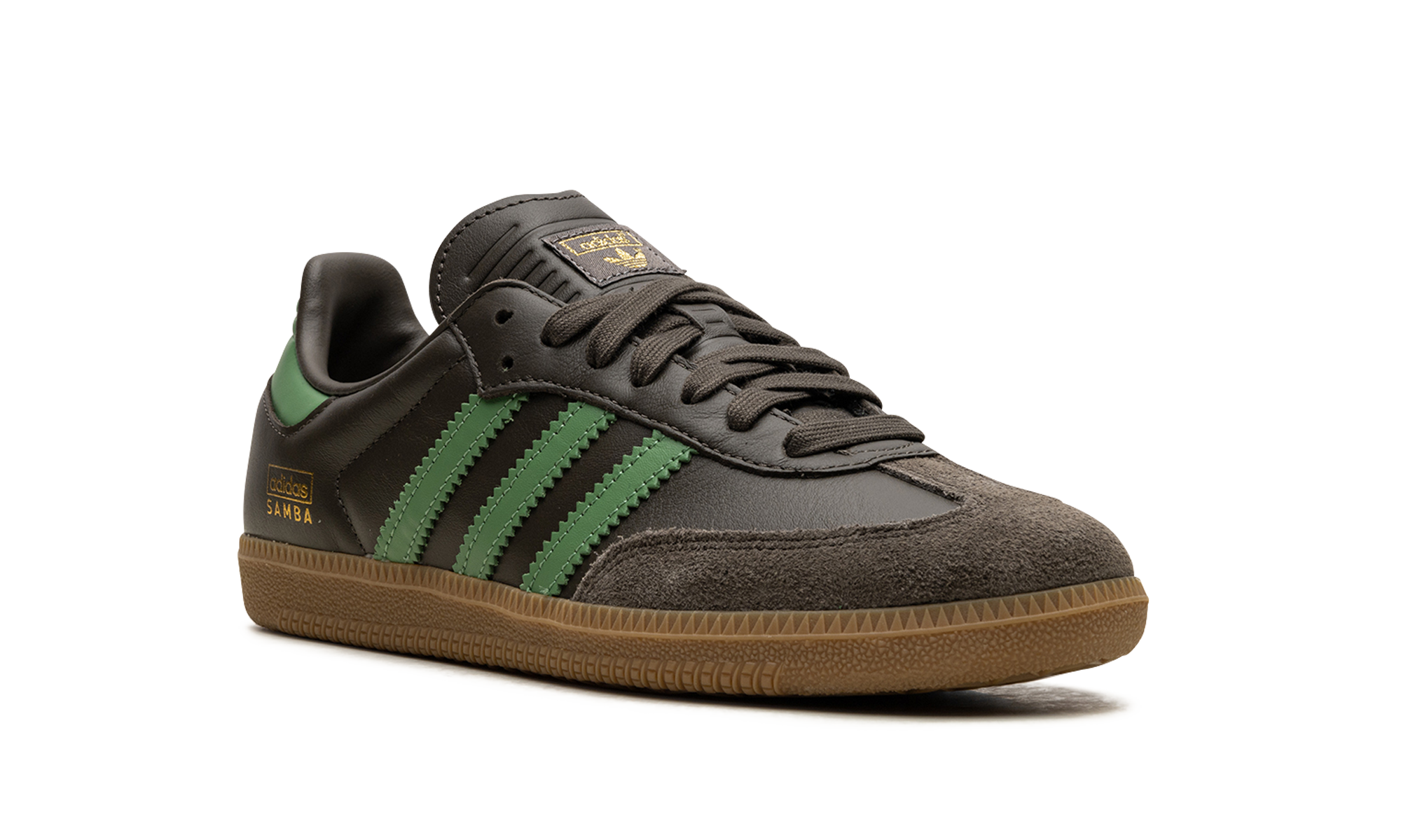 Adidas SAMBA OG Green and Brown IG6175