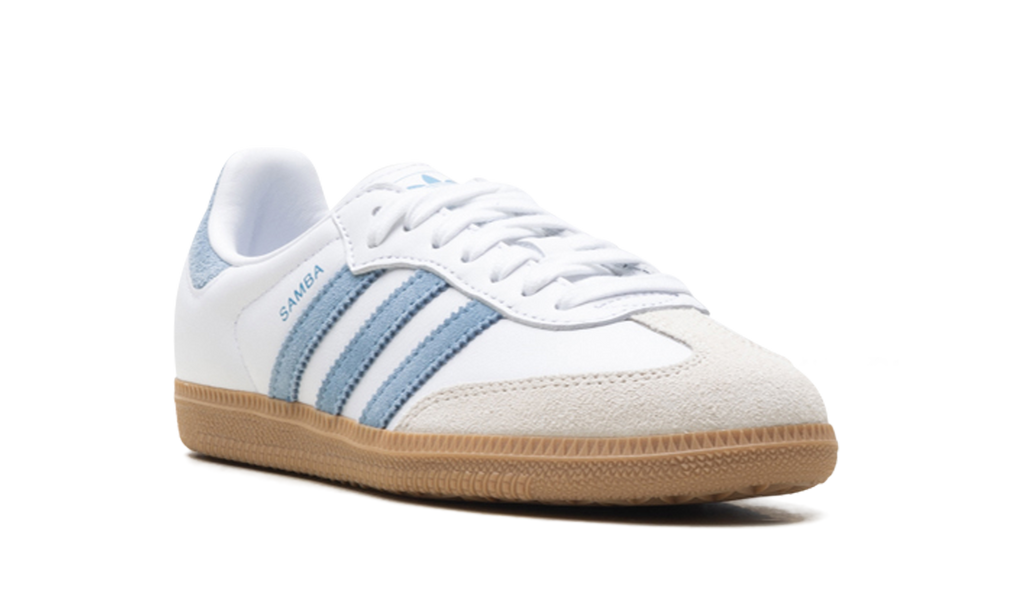 Adidas Samba OG WMNS White / Ash Blue JS1391
