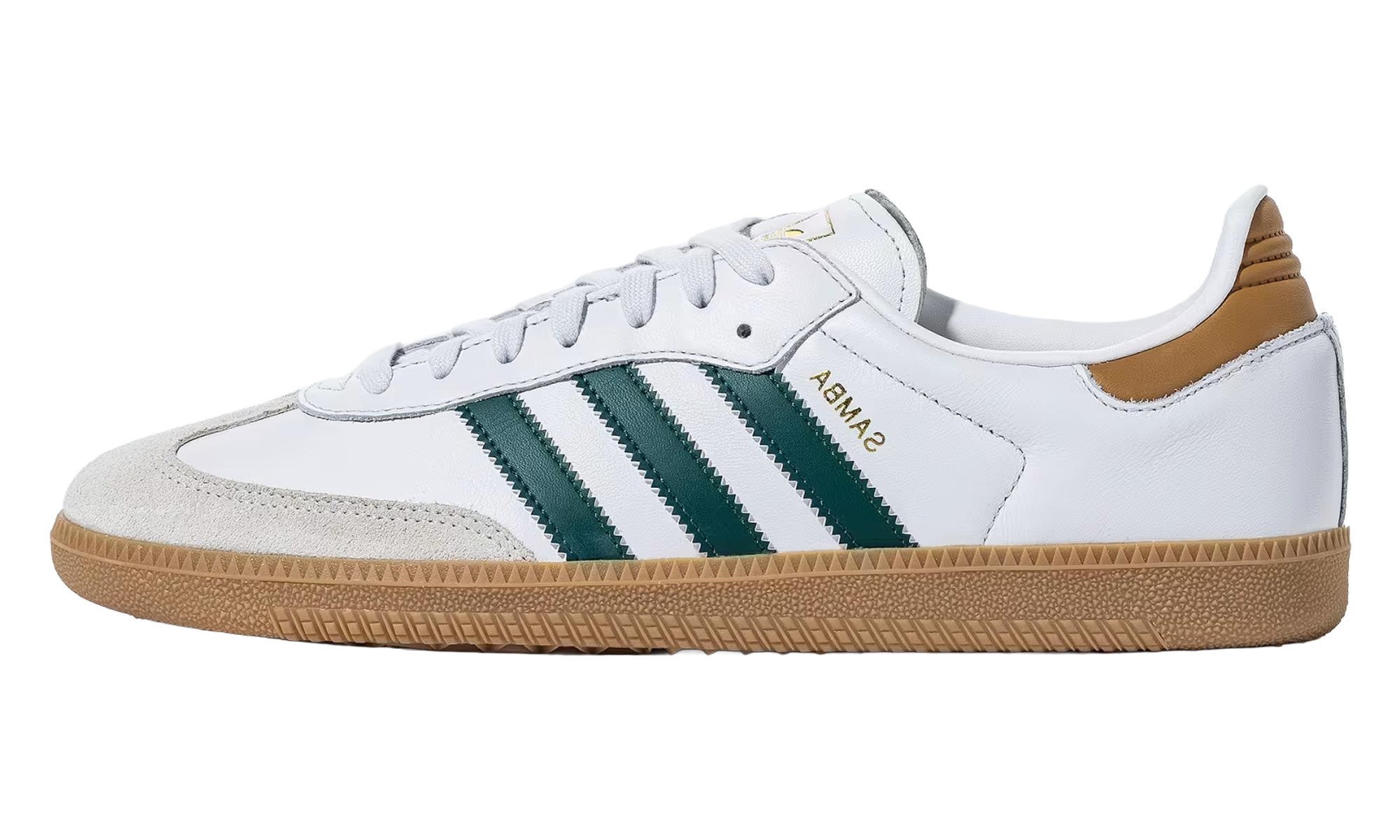 Adidas Samba OG Crystal White / Collegiate Green / Alumina JH6195