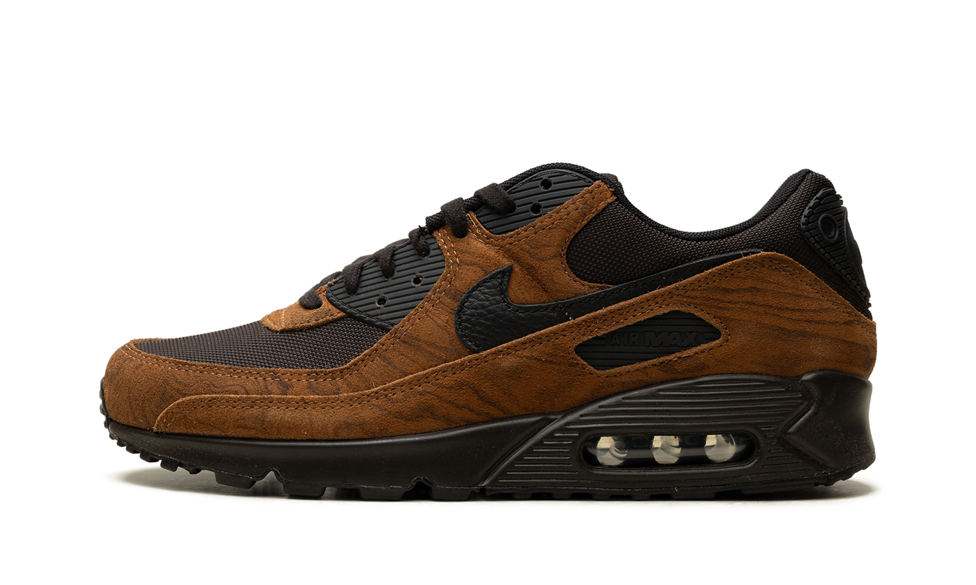 Nike Air Max 90 Premium Light British Tan Velvet Brown IQ0283 281