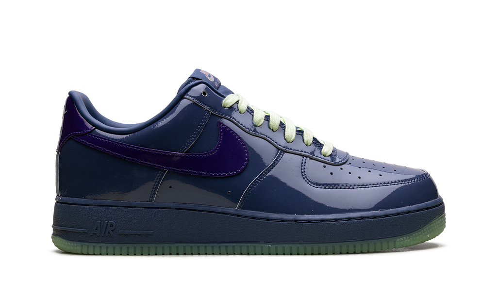 Nike Air Force 1 Low Patent Leather Mystic Navy Grape Ice IO4489 400