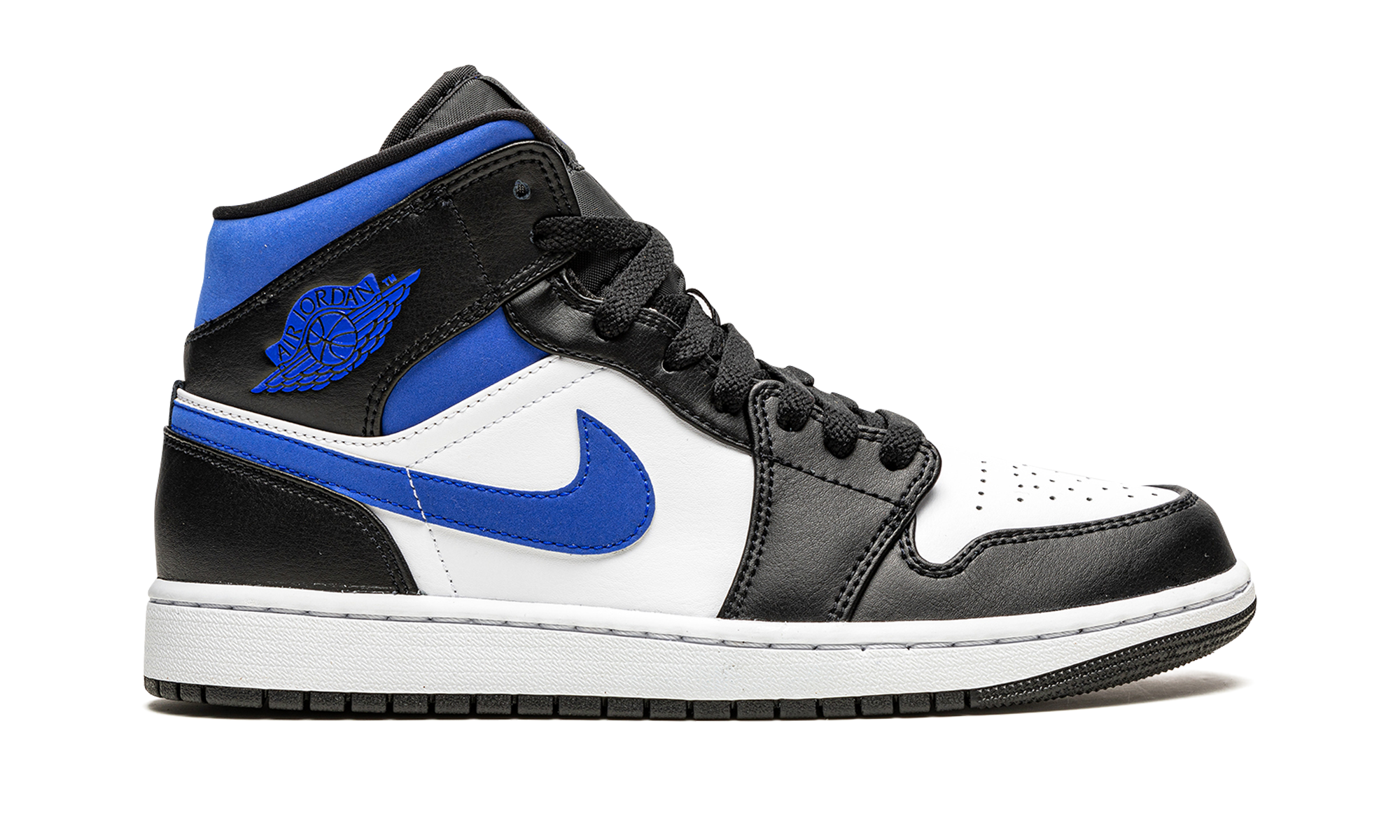 Air Jordan 1 Mid Racer Blue / Black / White 554724 140