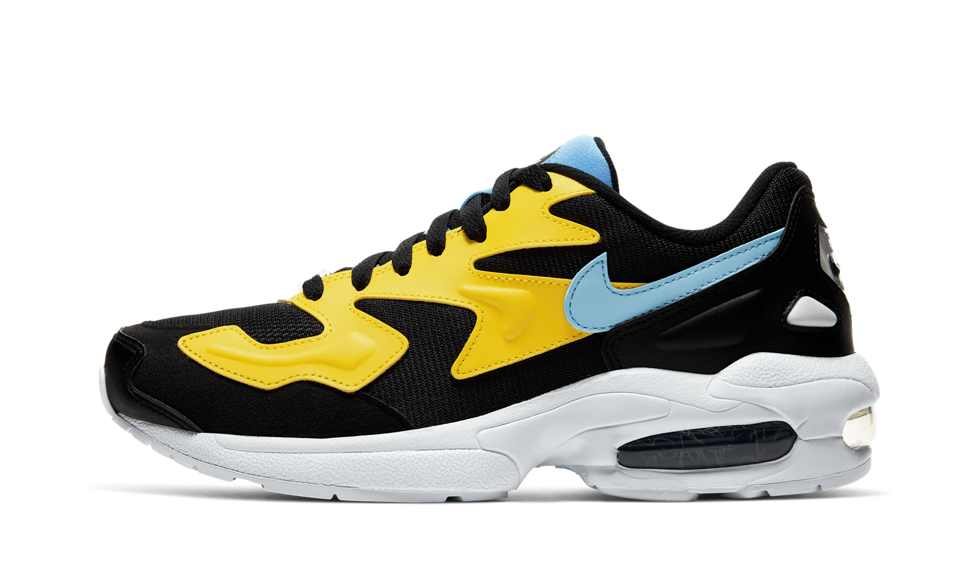 Nike Air Max 2 Light WMNS Yellow Light Blue Black CJ7980 700