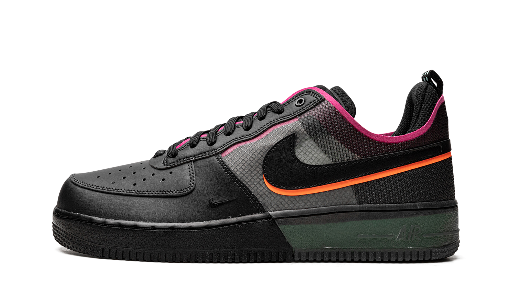 Nike Air Force 1 React Black / Pink Prime DH7615 001